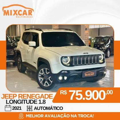 JEEP RENEGADE 1.8 16V FLEX LONGITUDE 4P AUTOMÁTICO